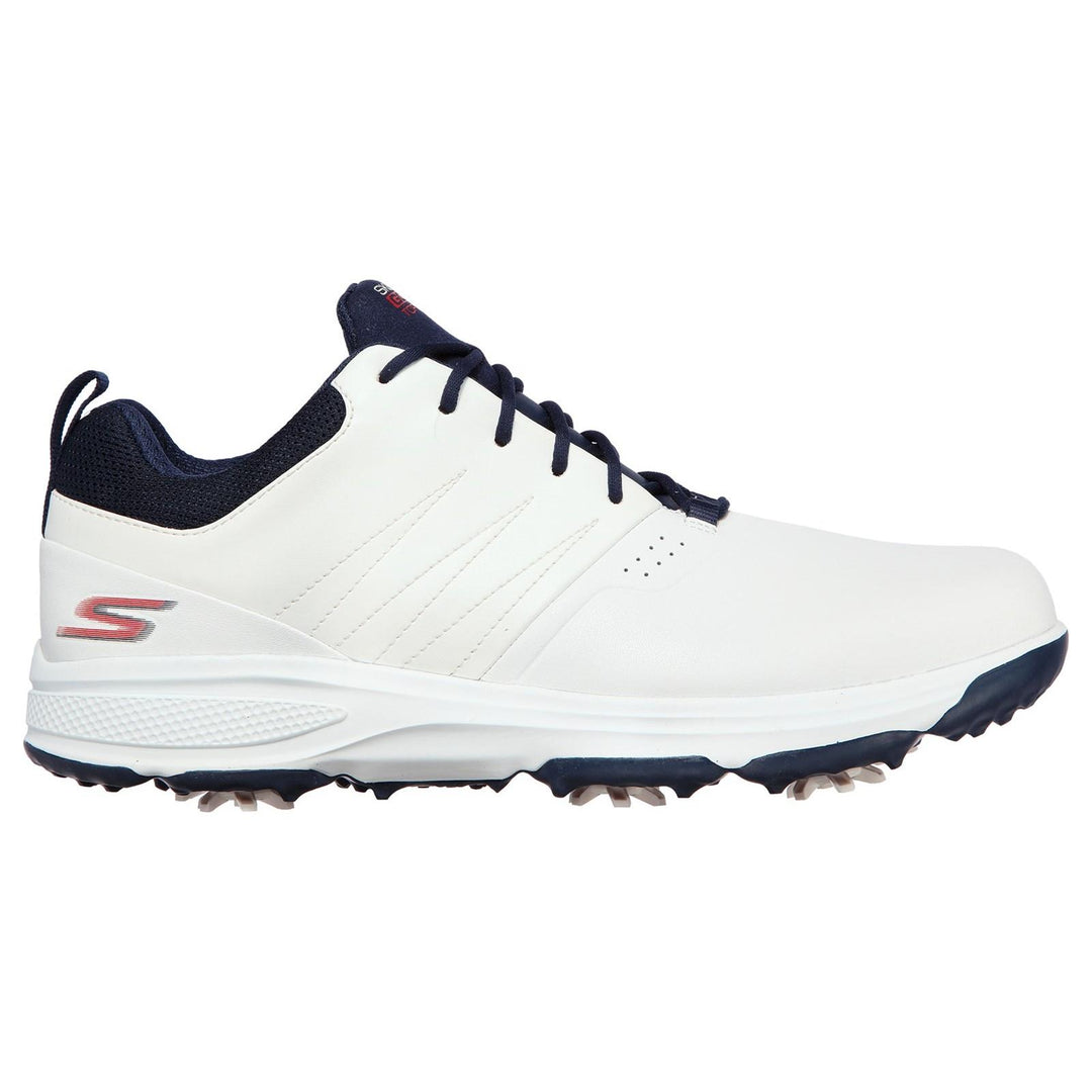 Men's Relaxed Fit Skechers 214002 Go Golf Torque Pro Sports Trainers in Grey/Red - Image 12