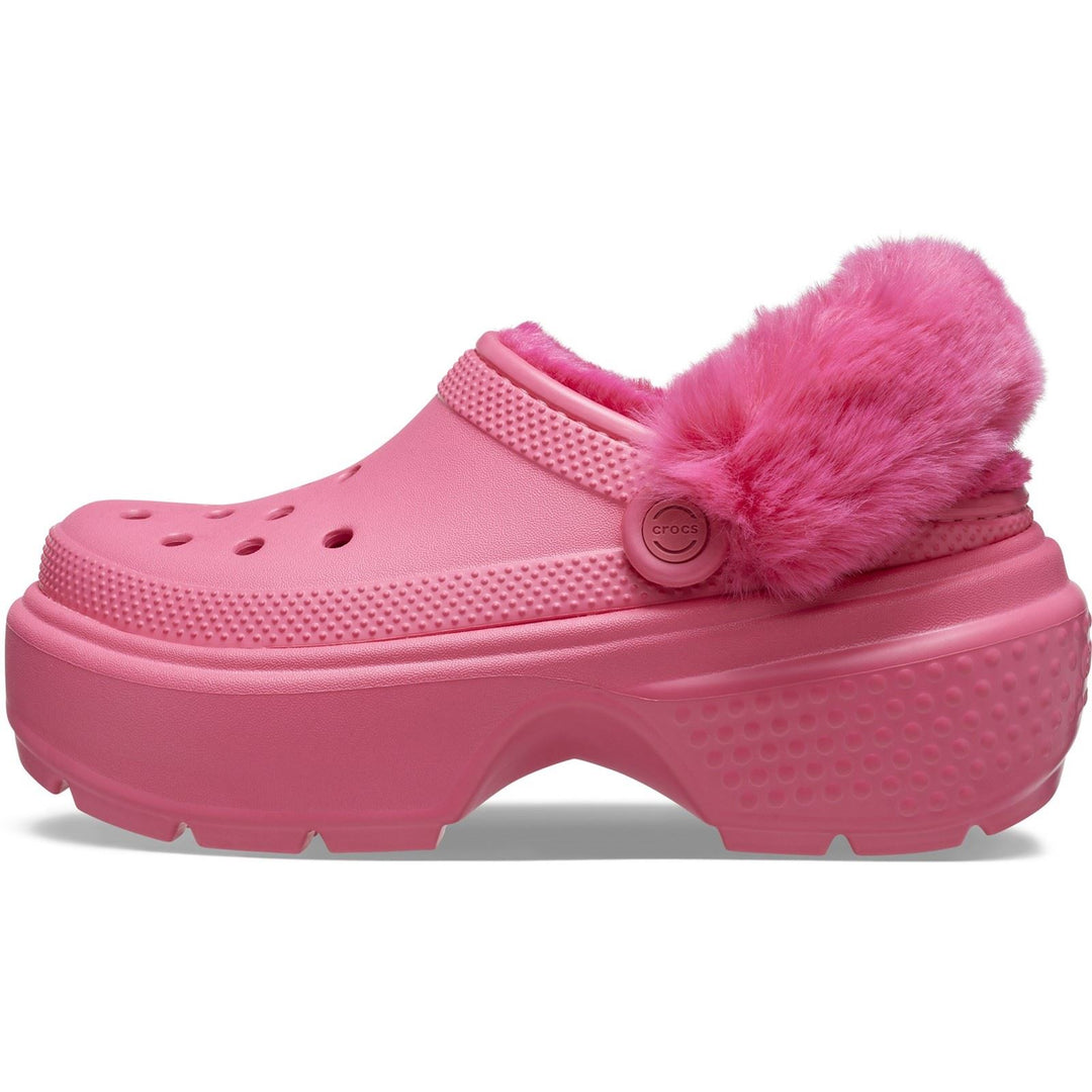 Women's Crocs 208546 Stomp Lined Clog in Black - Image 16