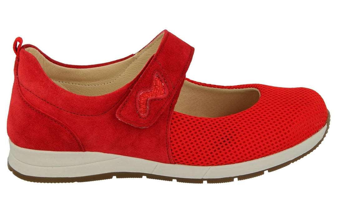 Womens Wide Fit DB Hawaii Canvas Shoes in Sky Blue Suede / Mesh - Image 14