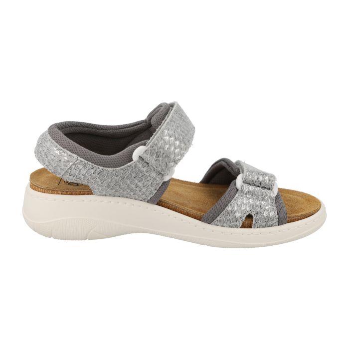 Women's Wide Fit DB Teal Sandals in Blue - Image 7