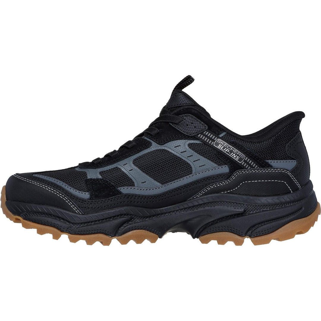 Men's Wide Fit Skechers 237744 Slip-ins Vigor At Trainers in Black - Image 4