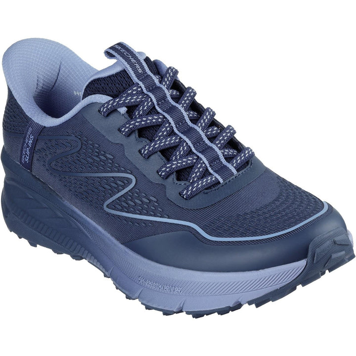 Women's Wide Fit Skechers 180157 Slip-ins Switch Back Trainers in Navy - Image 1