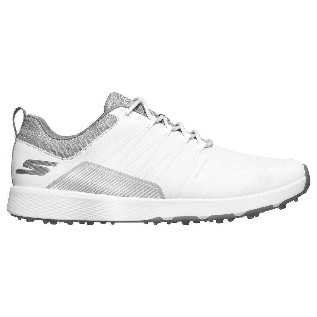Men's Wide Fit Skechers 214022 Elite 4 Victory Go Golf Trainers in White/Grey - Image 2