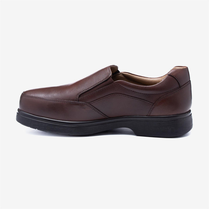 Mens Wide Fit Tredd Well Connor Shoes in Black - Image 13