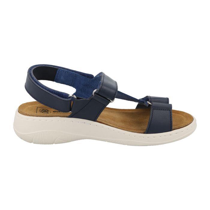 Women's Wide Fit DB Kittiwake Sandals in Two Tone Navy - Image 1