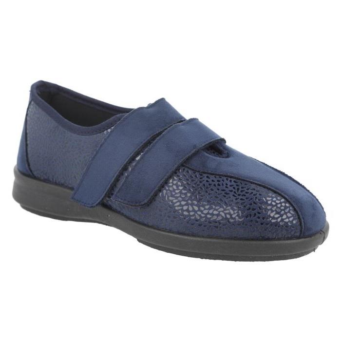 Women's Wide Fit DB Moon Wide Fit Shoes in Black Stretch - Image 6