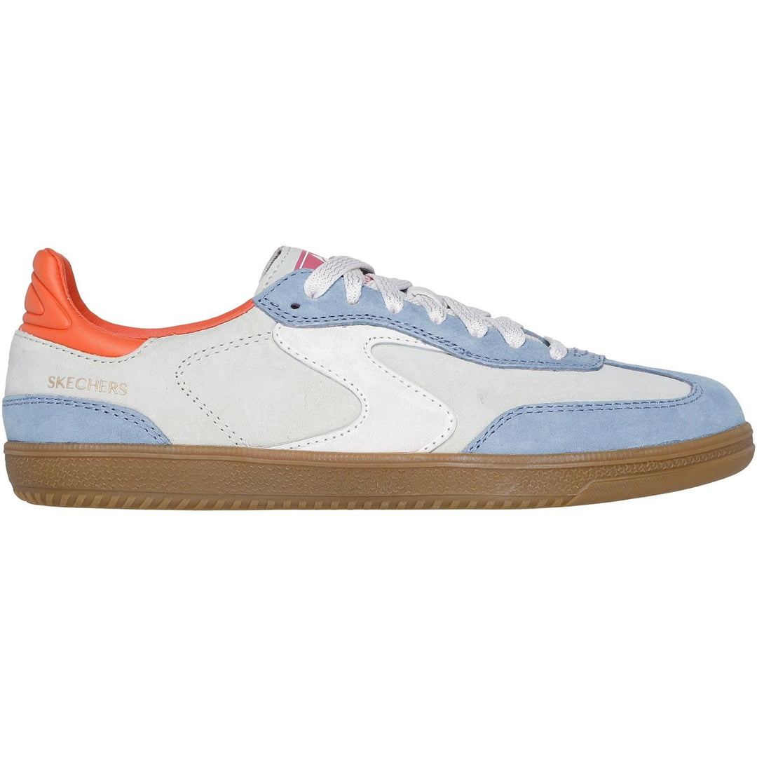 Women's Wide Fit Skechers 185234 Hotshot For The Win Trainers in Light Blue/Multi - Image 2