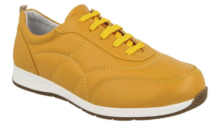 Womens Wide Fit DB Daytona Canvas in Black - Image 1