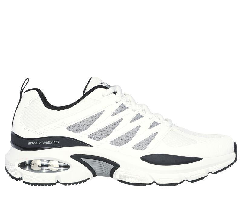 Men's Wide Fit Skechers 232657 Skech-Air Ventura Trainers in White/Black - Image 2