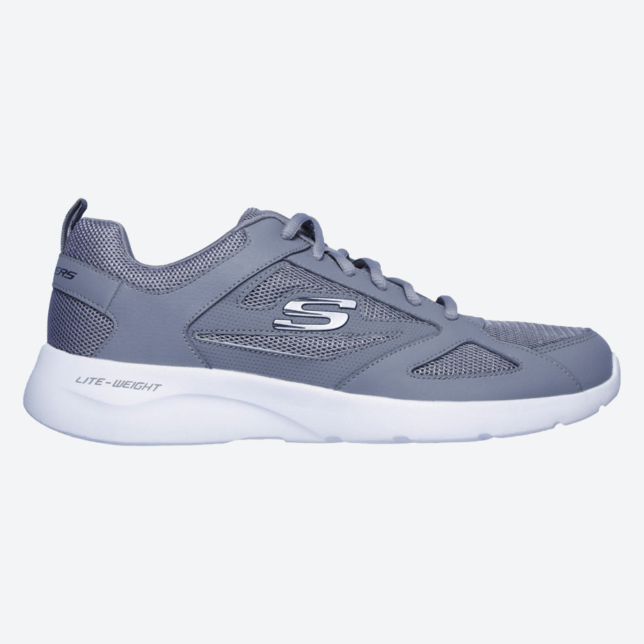 Men's Wide Fit Skechers 58363 Dynamight 2.0 Fallford Trainers in Black - Image 13
