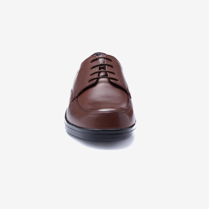 Mens Wide Fit Tredd Well Alex Lace Up Shoes in Black - Image 1