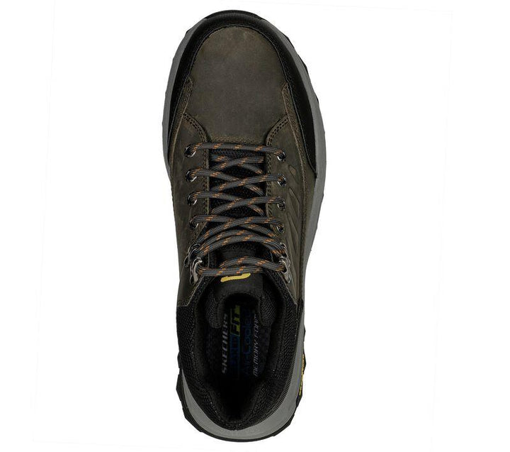 Men's Wide Fit Skechers 204699 Relaxed Fit Zeller Bazemore Good Year Walking Trainers in Charcoal - Image 1