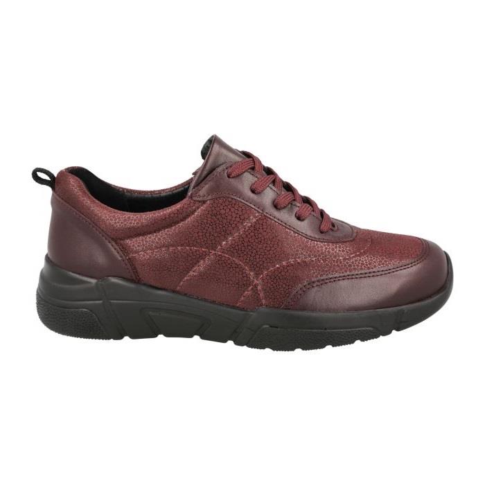 Women's Wide Fit DB Culver Shoes in Black Lea / Stretch - Image 1