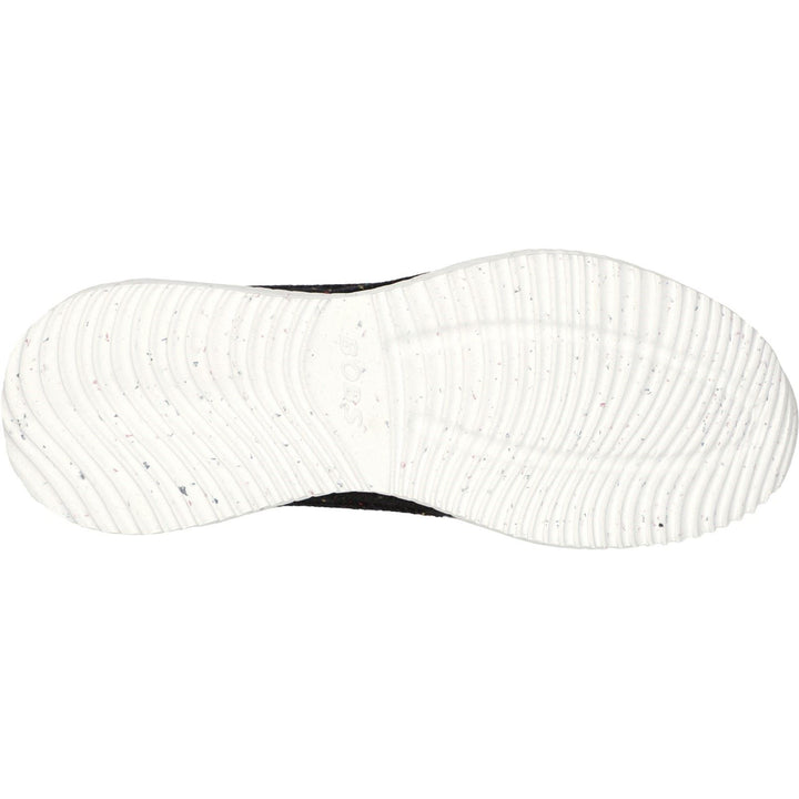 Women's Wide Fit Skechers 117282 Bobs Squad Reclaim Life Trainers - Black in Black - Image 1