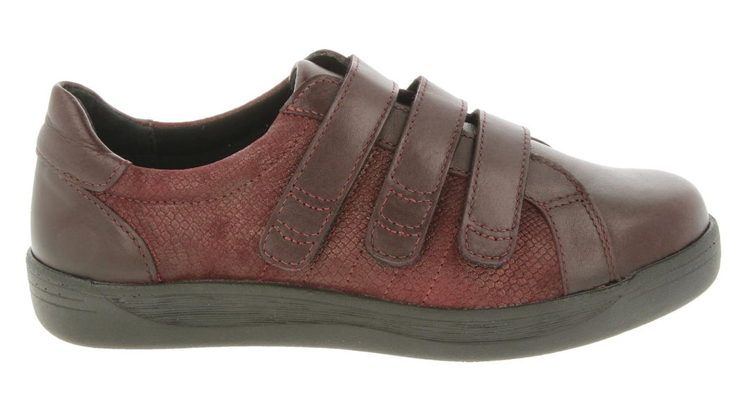 Womens Wide Fit DB Rosalind Shoes in Black Leather - Image 5