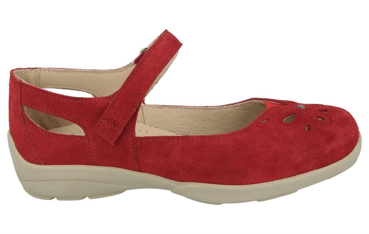 Womens Wide Fit DB Colby Sandals in Navy Suede - Image 1