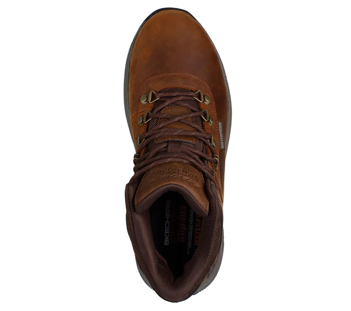 Men's Wide Fit Skechers Slip-ins 205285 Fit Meroe Pikeman Waterproof Trainers in Black - Image 1