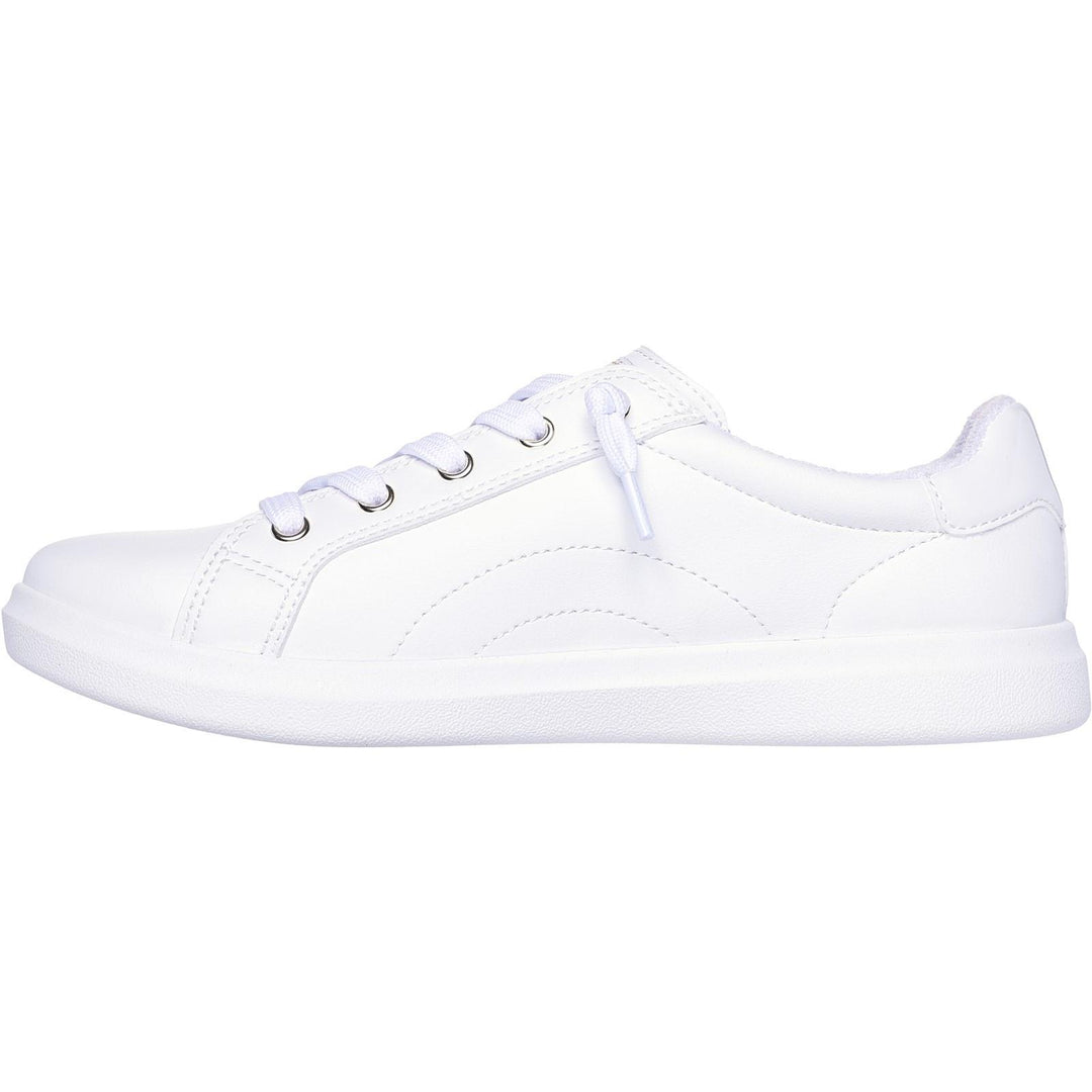 Women's Wide Fit Skechers 114456W D-Vine Instan Delight Trainers in White - Image 4