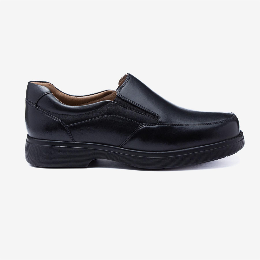 Mens Wide Fit Tredd Well Connor Shoes in Brown - Image 2