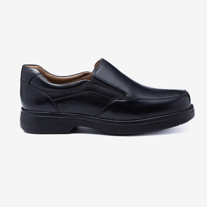 Mens Wide Fit Tredd Well Connor Shoes in Brown - Image 2
