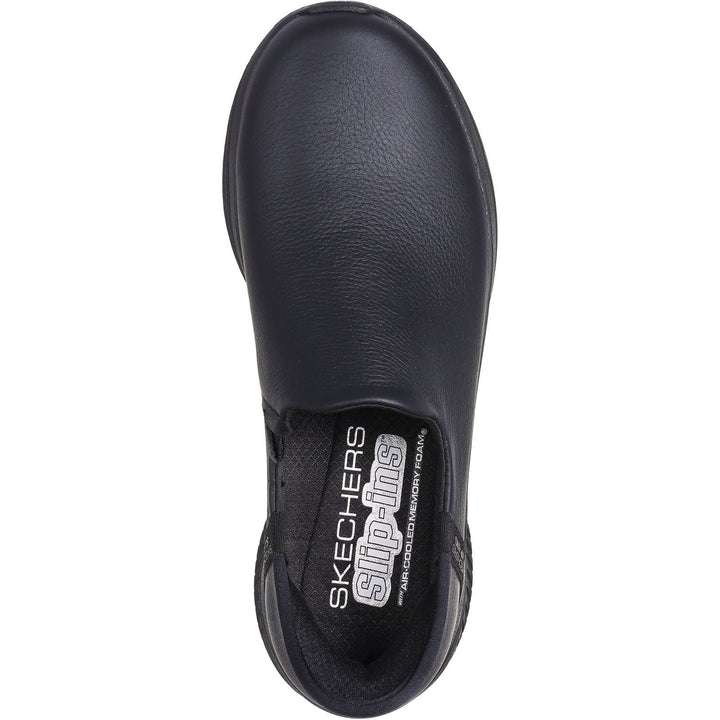 Women's Wide Fit Skechers 149593 Slip-ins Ultra Flex 3.0 All Smooth Trainers in Black - Image 1