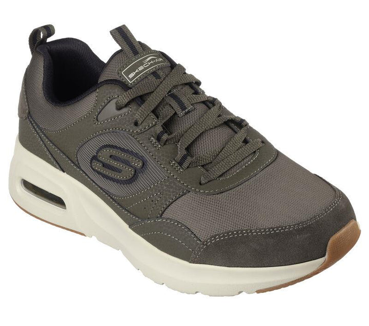 Men's Wide Fit Skechers 232646 Court Homegrown Skech Air Trainers in Navy/Black - Image 1