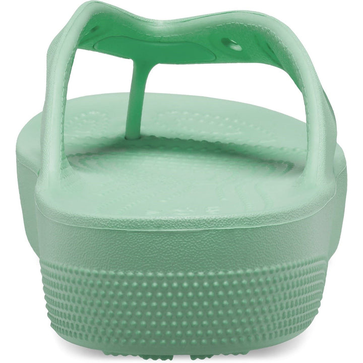 Women's Crocs 207714 Classic Platform Flip Flop in Bone - Image 1