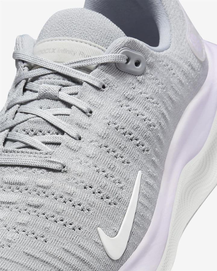 Women's Wide Fit Nike FN0880-012 Reactx Infinity Run 4 Running Trainers in Grey - Image 1