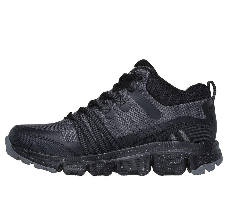 Women's Wide Fit Skechers 180186 Summits At Wynnwood Hiking Trainer Boots in Charcoal/Black - Image 4