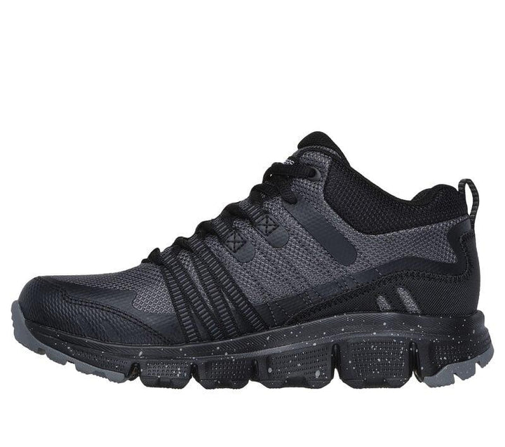 Women's Wide Fit Skechers 180186 Summits At Wynnwood Hiking Trainer Boots in Charcoal/Black - Image 1
