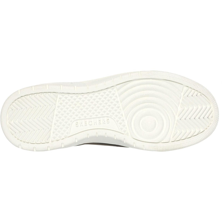 Women's Wide Fit Skechers 177700 Uno Court Courted Air Trainers in Black - Image 1