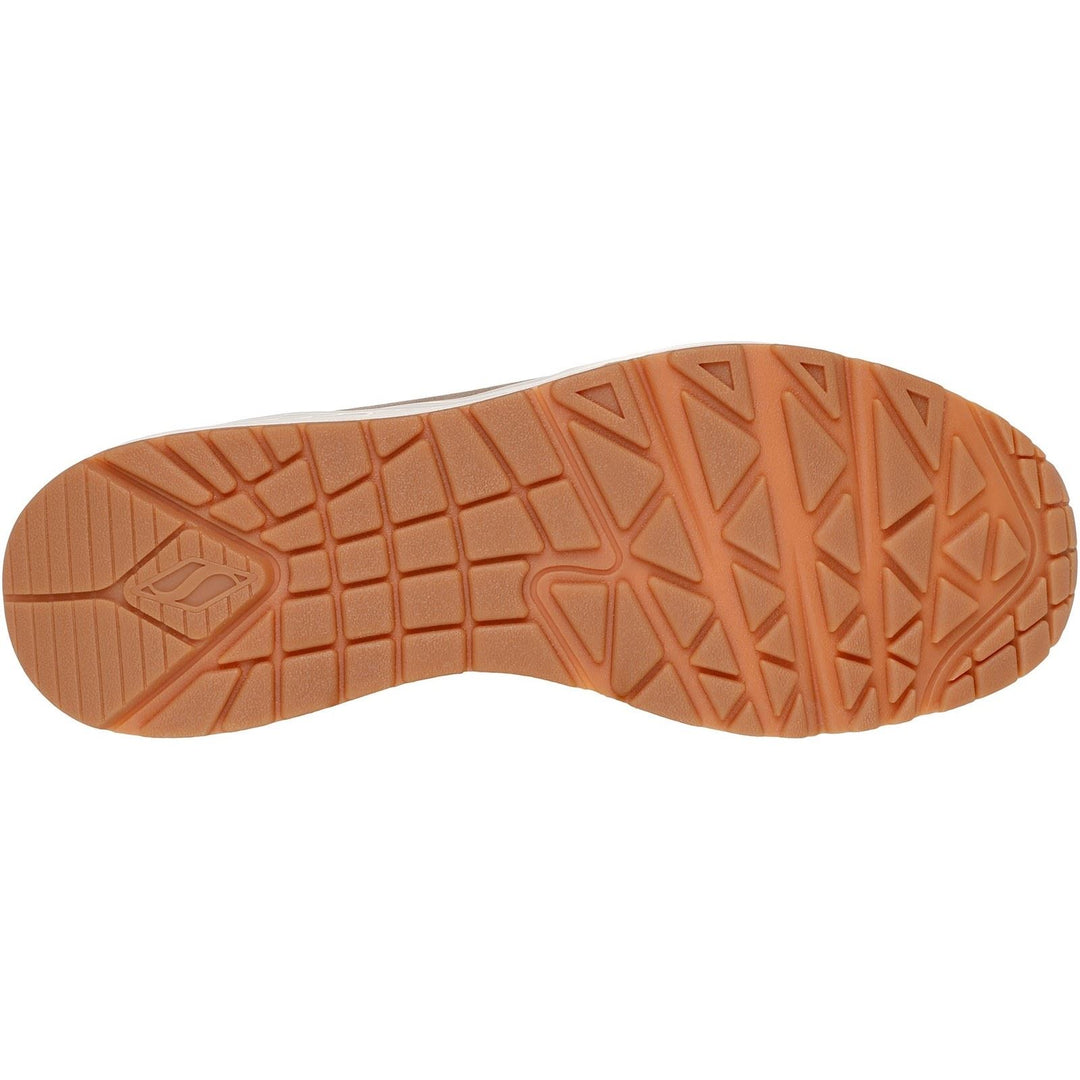 Men's Wide Fit Skechers 183011 Uno Stacre 2.0 Trainers in Sand - Image 6