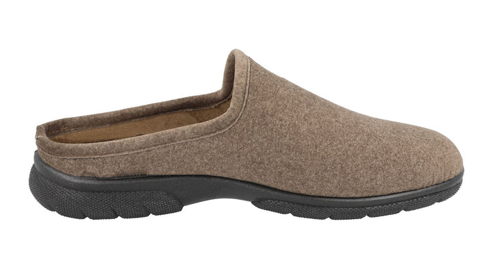 Men's Wide Fit DB Fred Mules in Grey - Image 1