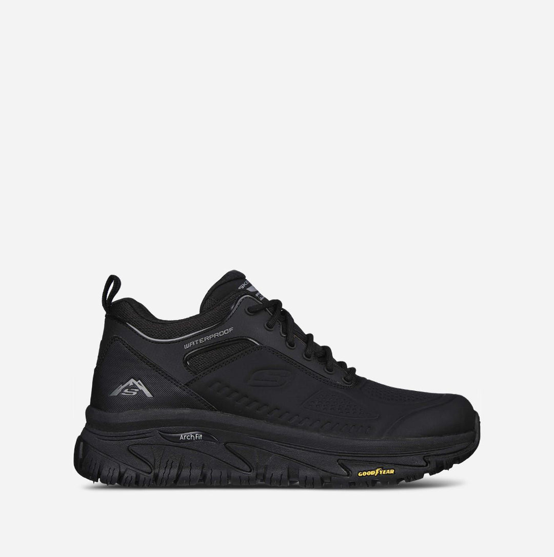 Men's Wide Fit Skechers 237490 Road Walker Pyles Peak Trainers in Black - Image 2