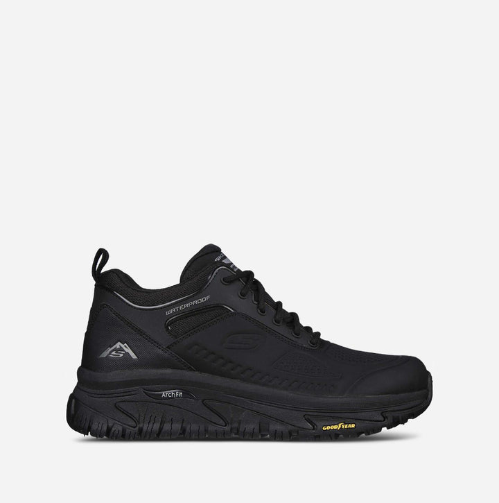 Men's Wide Fit Skechers 237490 Road Walker Pyles Peak Trainers in Black - Image 1