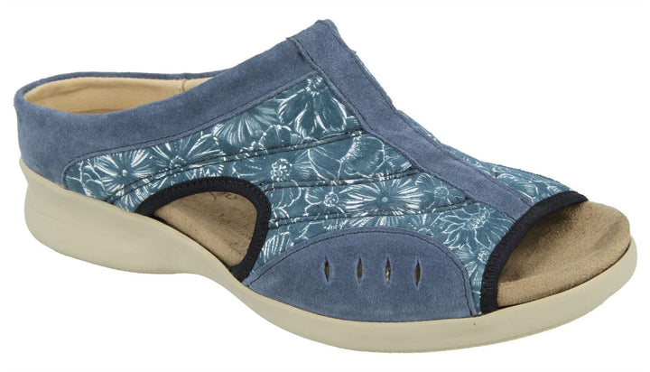 Womens Wide Fit DB Octavia Sandals in Navy - Image 1