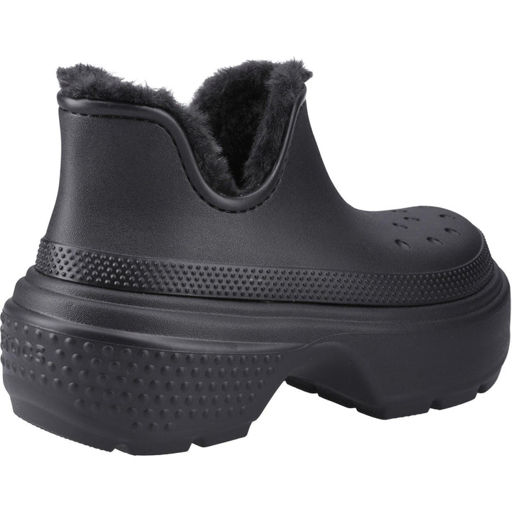 Women's Crocs 210673 Stomp Shorty Boots in Black - Image 1