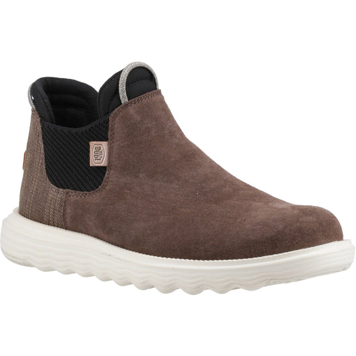 Women's Heydude 40389 Branson Ankle Boots in Coffee - Image 1