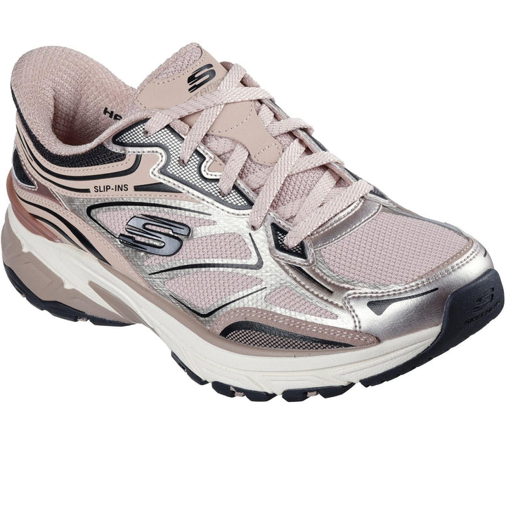 Women's Wide Fit Skechers 150710 Slip-ins Stamina Sport Trainers in Black - Image 1