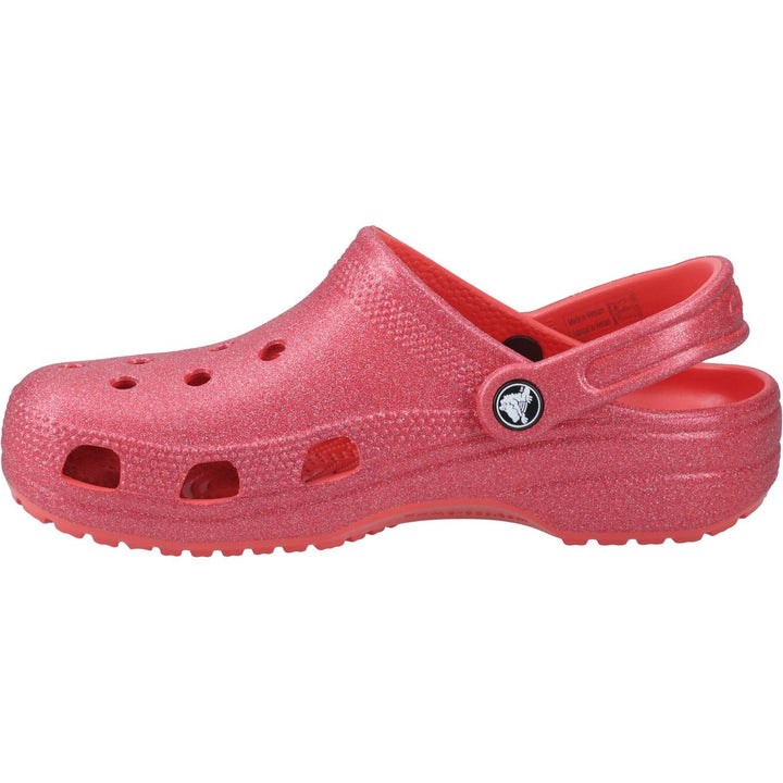 Men's Crocs 205942 Glitter Clog Sandals in Cherry Red - Image 1