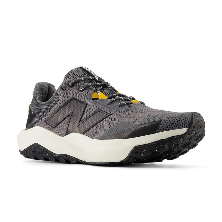 Men's Wide Fit New Balance MTNTRCD6 Dynasoft Nitrel V6 Trail Walking/Running Trainers in Black - Image 1