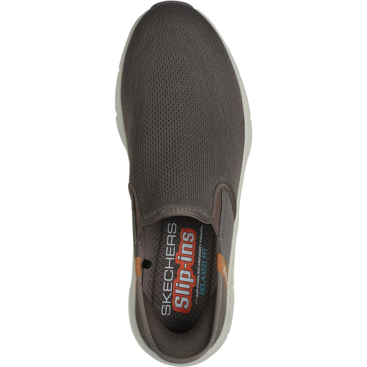Men's Relaxed Fit Slip-ins Skechers 232463 D'lux Walker Trainers in Brown - Image 1