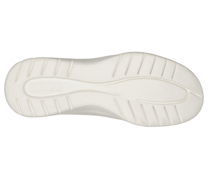 Womens Wide Fit Skechers 136530 Relaxed Fit Shoes in Navy - Image 1