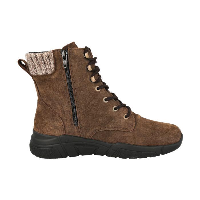 Women's Wide Fit DB Acre Boots in Black Suede - Image 9