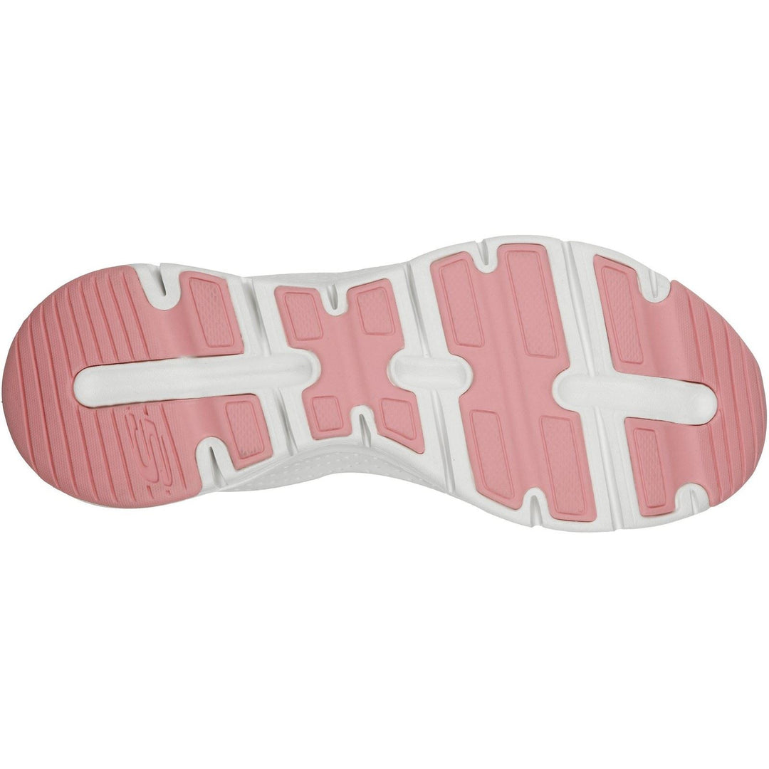 Women's Wide Fit Skechers 149057 Unny Outlook Sports Trainers - Rose in Rose - Image 8