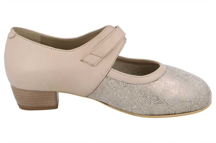 Womens Wide Fit DB Constance Shoes in Black - Image 1