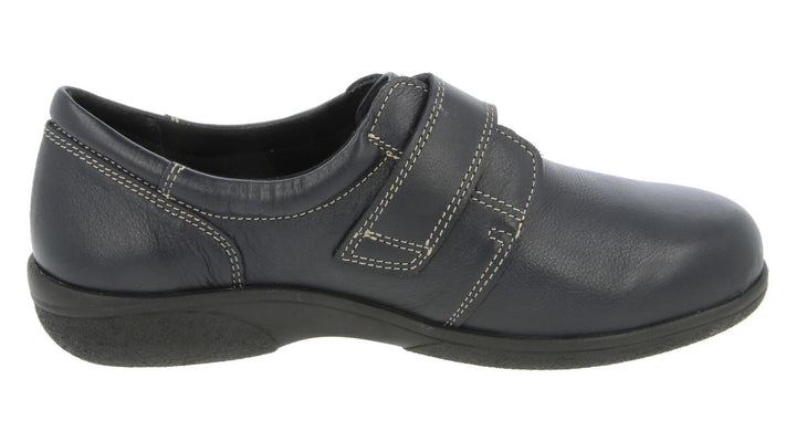 Womens Wide Fit DB Rory Shoes in Black - Image 1