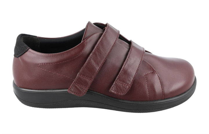Women's Wide Fit DB Scott Shoes in Black - Image 1