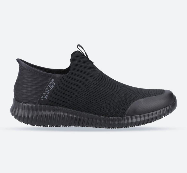 Men's Wide Fit Skechers 200171 Slip-ins Cessnock Rylind SR Work Trainers in Black - Image 1
