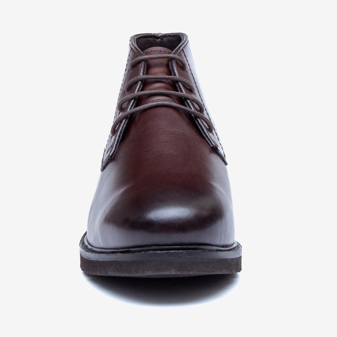 Men's Wide Fit Tredd Well William 22757 Leather Dress Boots in Brown - Image 5